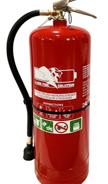 4L Fire Extinguisher suitable for Lithium-Ion battery fires